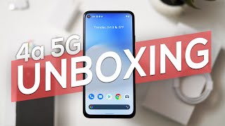 Google Pixel 4a 5G unboxing \& first look