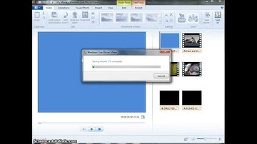 Windows Live Movie Maker: Saving your video