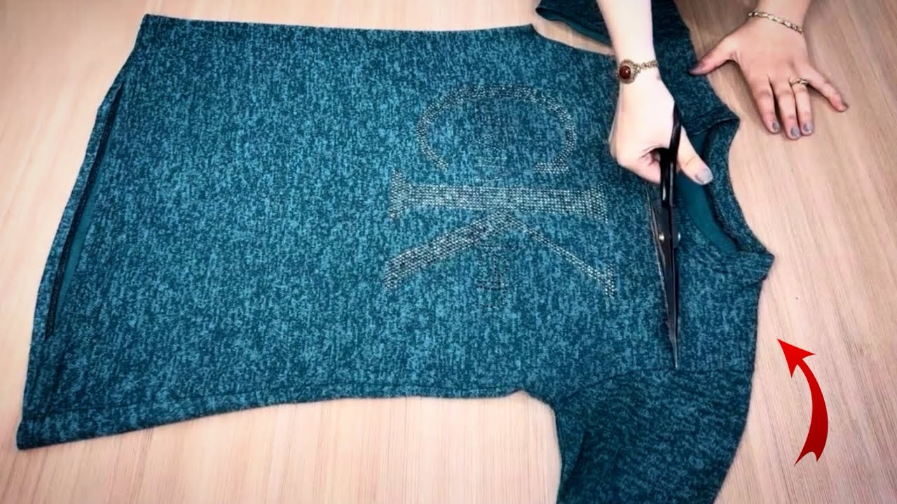 ✅💥 [DIY] Fantastic tutorial!don't throw away old clothes, turn them into new ones ♻️ Renovation