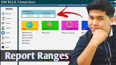 Insert First day and Last day of the month for DATE RANGES in Ms access | Edcelle John Gulfan