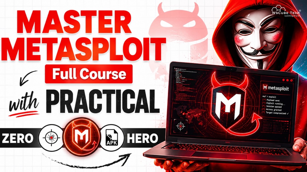 ⁣Metasploit Full Course 2026 | How HACKER H@CK Anything Using This Tool?
