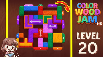 Color Wood Jam Level 20 Solution Walkthrough