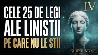 🌊LEGILE LINIȘTII:Legi Care Îți Opresc Mintea/Îți Aduc Pacea| Audiobook Dezvoltare Personală/Stoicism