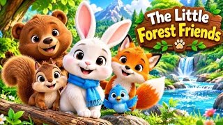 🌟 The Little Forest Friends 🐰🦊🐻 | A Magical Forest Adventure | Kids Story & Friendship Tale