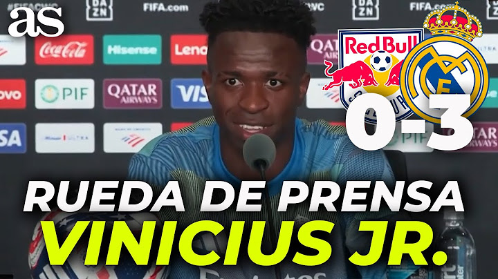 VINICIUS JR, RUEDA DE PRENSA COMPLETA | SALZBURGO 0 - REAL MADRID 3 | MUNDIAL DE CLUBES