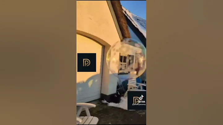 Blowing Bubbles In Freezing Temperature #oddlysatisfying #satisfying #satisfied