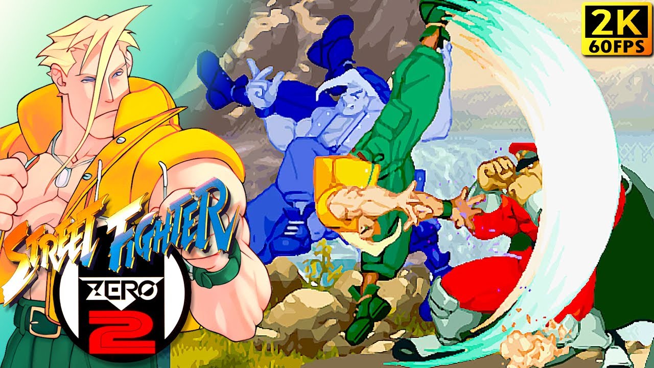 Street Fighter Zero 2 (1996 / Arcade)｜Nash｜UHD 2K 60FPS