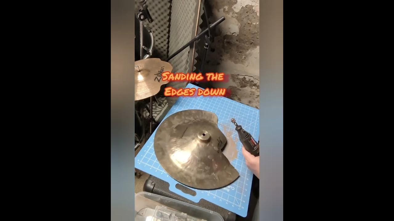 DIY Cymbal repair YouTube