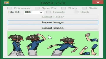 Pokémon Gen 5 Battle Sprite Editing tutorial (Quick)