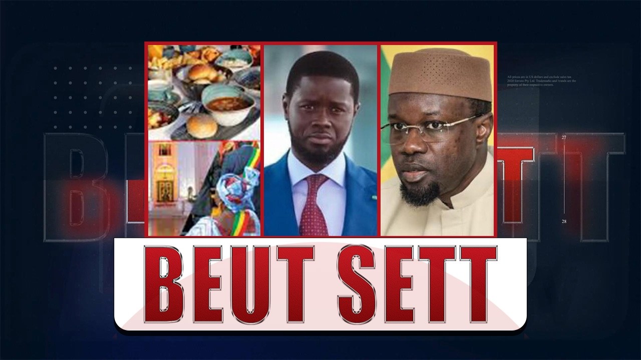 BEUT SETT : DIOMAYE-SONKO, Double jeu au sommet du pouvoir correction et amélioration