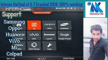 Inferno UniTool v1.5.7 Cracked 2019  SAMSUNG_OPPO_VIVO_HUAWEI_COLPAD 100%Working