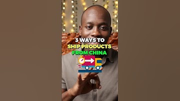 3 ways to ship products from China even if you are a newbie. #madeinchina #ecommerce #africa #import