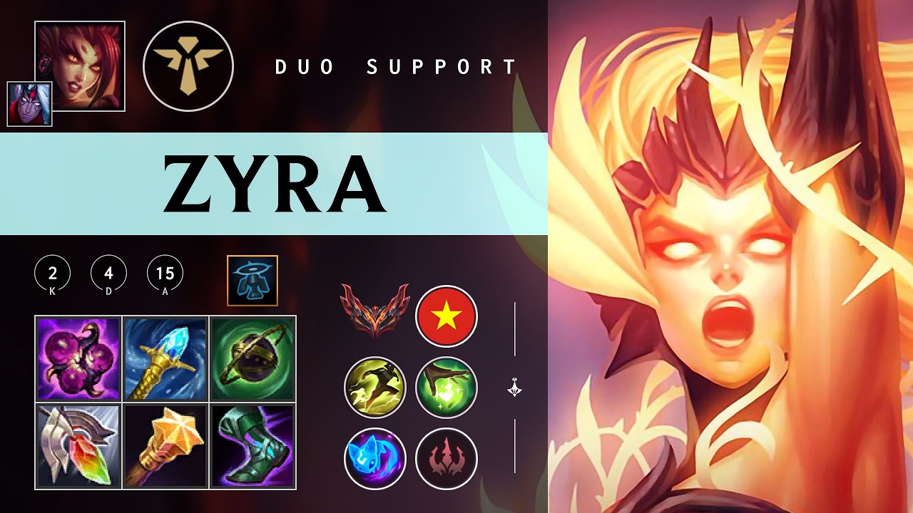 Zyra Support vs Seraphine - VN Grandmaster Patch 26.04