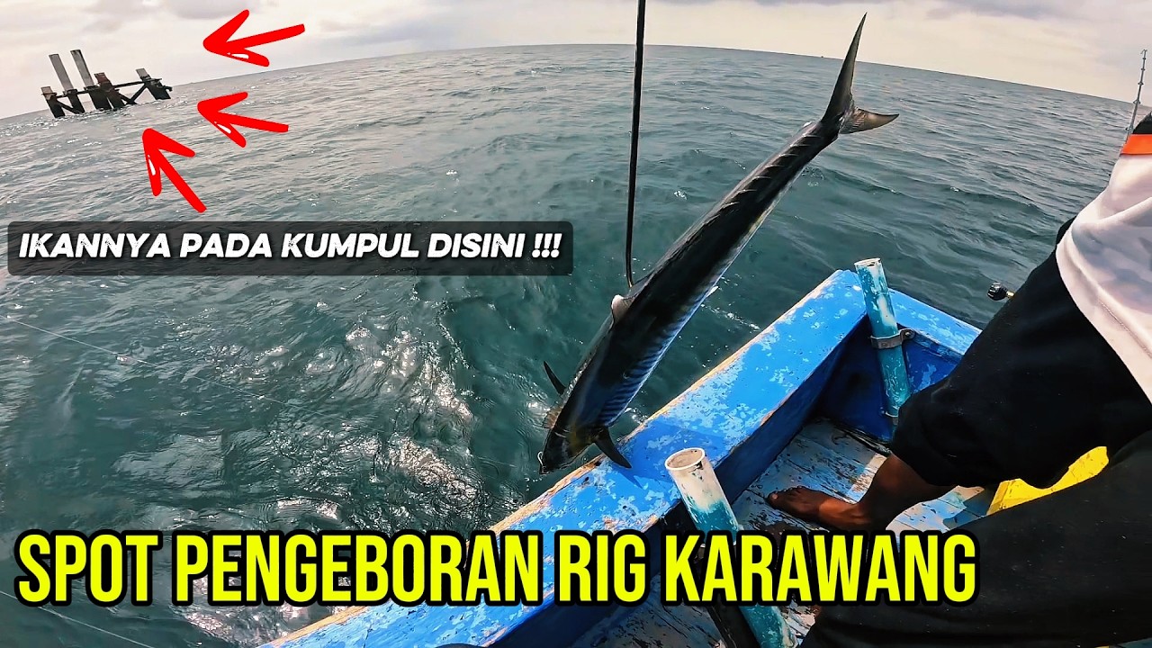 MANCING DI AREA PENGEBORAN KARAWANG || IKANNYA BESAR BESAR!!!