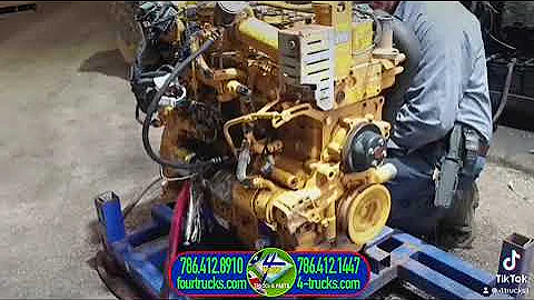7683-0415252 - USED 2020 CATERPILLAR C3.3B ENGINE, COMPLETE, INDPECTED AND TESTED RUNNING GOOD