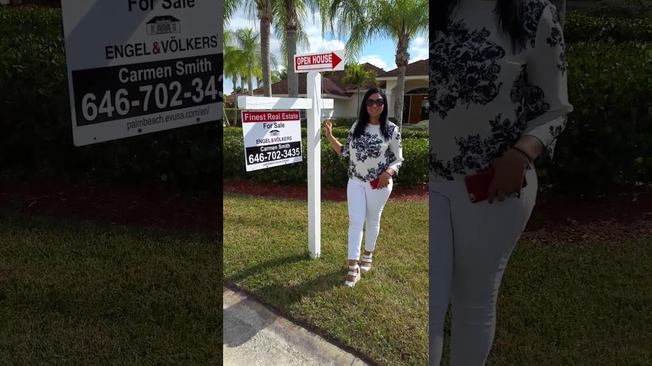Engel Volkers Agent Carmen Smith open House Wellington FL 646-702-3435
