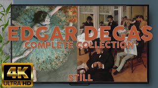 EDGAR DEGAS | 4K Art Screensaver | Famous Vintage Art TV | Classic Painting Slideshow (STILL) by Your Home Gallery 1,824 views 2 years ago 1 hour, 11 minutes