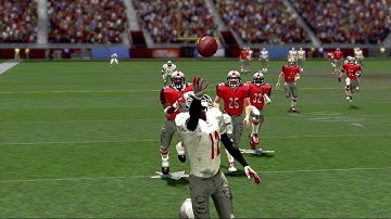 2k sports All Pro Football 2k8- One Handed Catch Animation