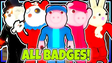 HOW TO GET ALL 18 BADGES in ULTRA ROLEPLAY PIGGY ALTERNATIVE VERSE | ROBLOX