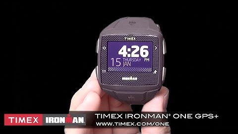 Timex Ironman ONE GPS+ How-To Get Started with Dave Erickson