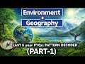 UPSC Prelims PYQs series: Environment and Geography ( PART 1) Last 5 years PYQs UPSC Prelims
