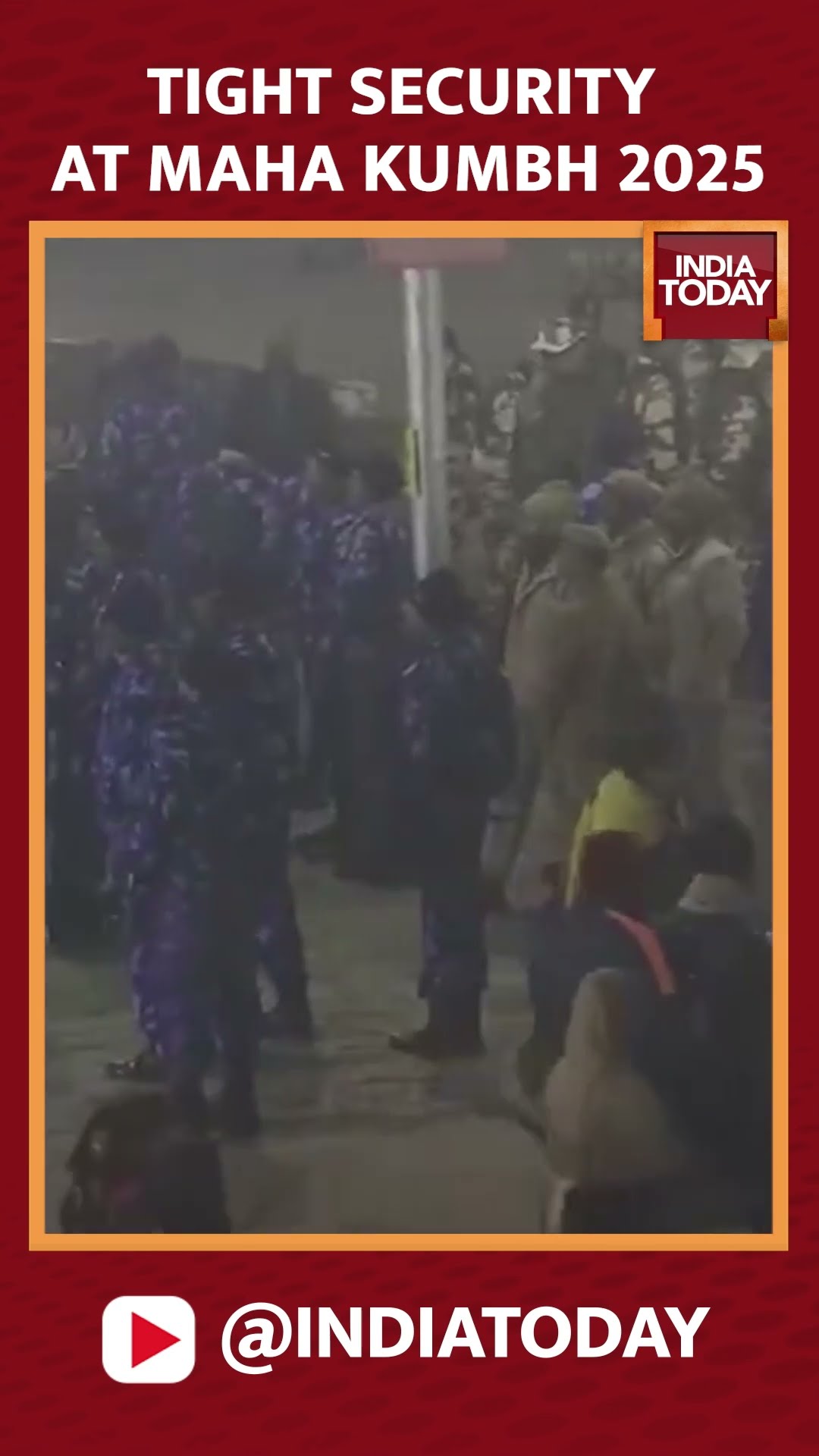 Maha Kumbh 2025: Tight Security Measures Deployed In Prayagraj #shorts #mahakumbh2025 #prayagraj