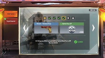 CODM • kill 10 Enemies while Equipped with the tactical Mask perk in MB Matches.