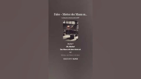 Falco - Mutter der Mann mit dem K*ks   ist da #Hardstyle #cover