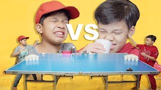 Sampe Muntah!!! Fateh Halilintar VS Muntaz Halilintar Jamu Pong | Gen Halilintar