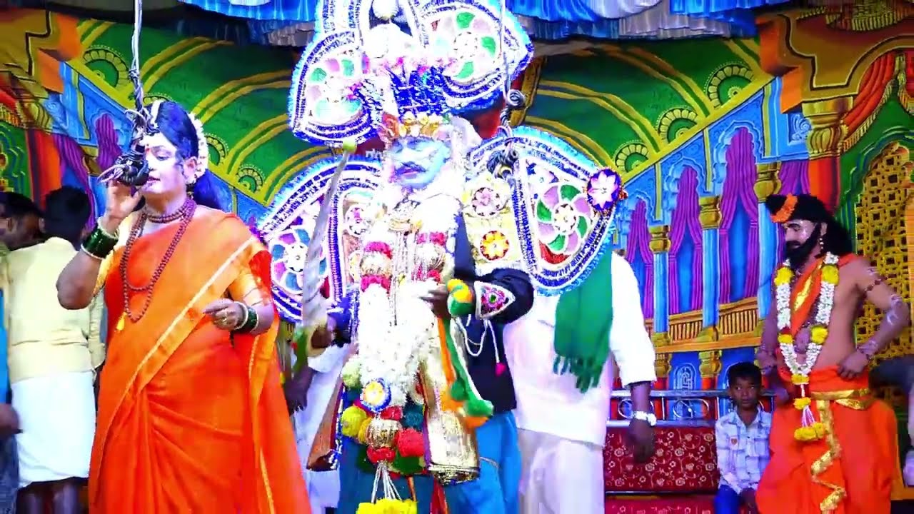 ಕುರುಗೋಡು ಗ್ರಾಮದಲ್ಲಿ ರೇಣುಕಾ ಜಮದಗ್ನಿಯ ಕಲ್ಯಾಣ ಬಯಲಾಟ kurugodu Renuka jamadagniya kalyana 06