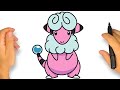 COMO DESENHAR O POKÉMON FLAAFFLY | Passo a Passo Simples e Fácil