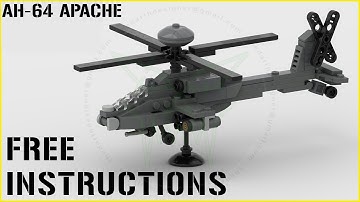 LEGO TUTORIAL | Boeing | AH-64 APACHE - 1/100