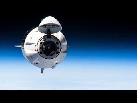 NASA's SpaceX Crew-2 Returns Home: Undocking and Space Station Flyaround of Crew Dragon