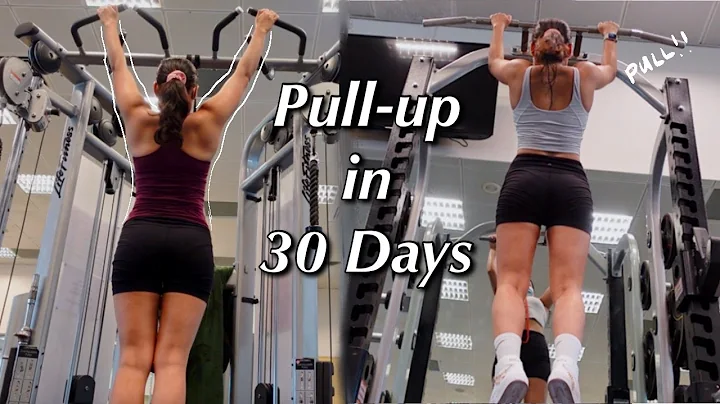 I did my first pull-up in 30 days (TRANSFORMATION)