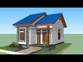 RUMAH MINIMALIS DI PEDESAAN || 6 X 8 METER