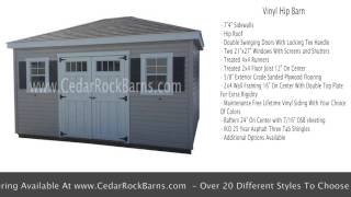 Vinyl Hip Roof Barn