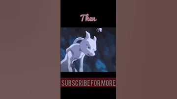 Mewtwo Then vs Now || Sike that's the wrong number || #pokemon #shorts #anime #thenvsnow #mewtwo