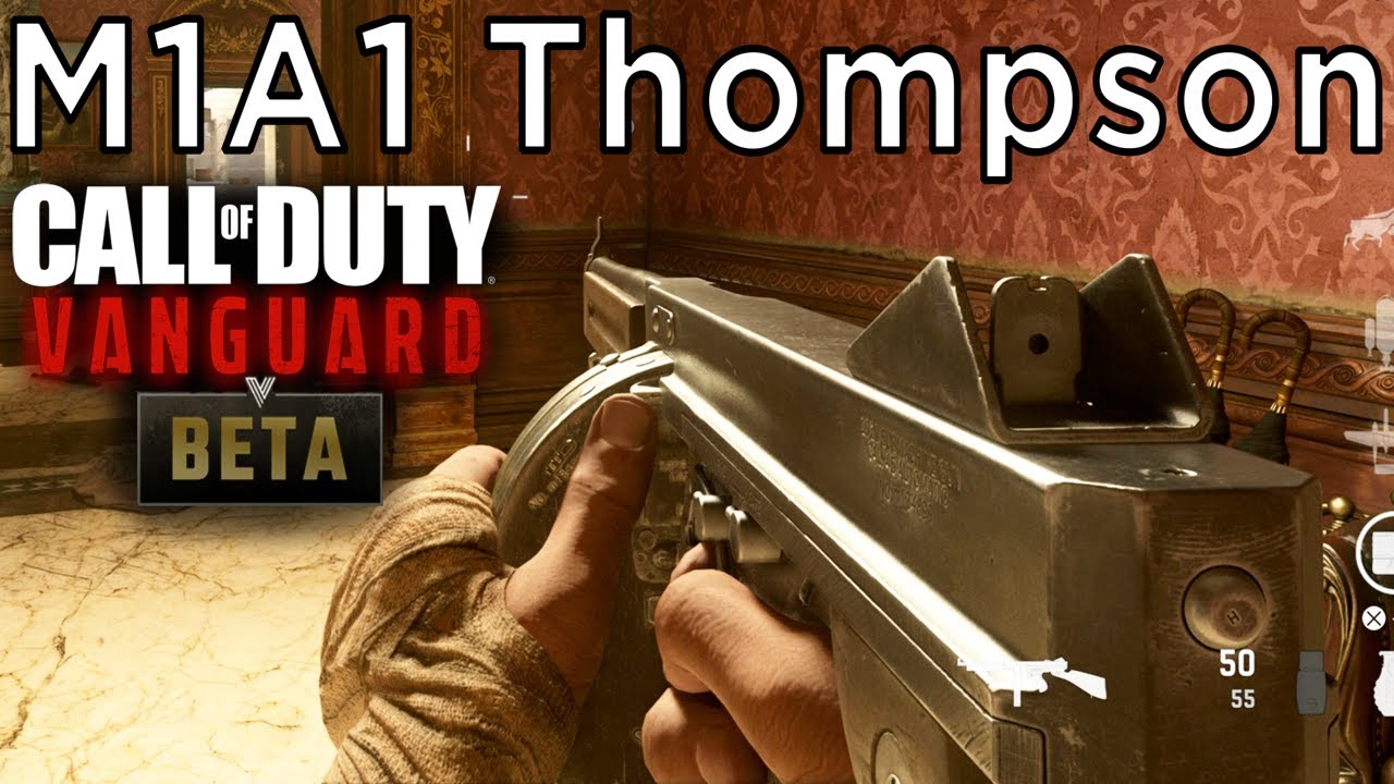 M1A1 Thompson (M1928) Gameplay | Call of Duty Vanguard Beta (PS5)