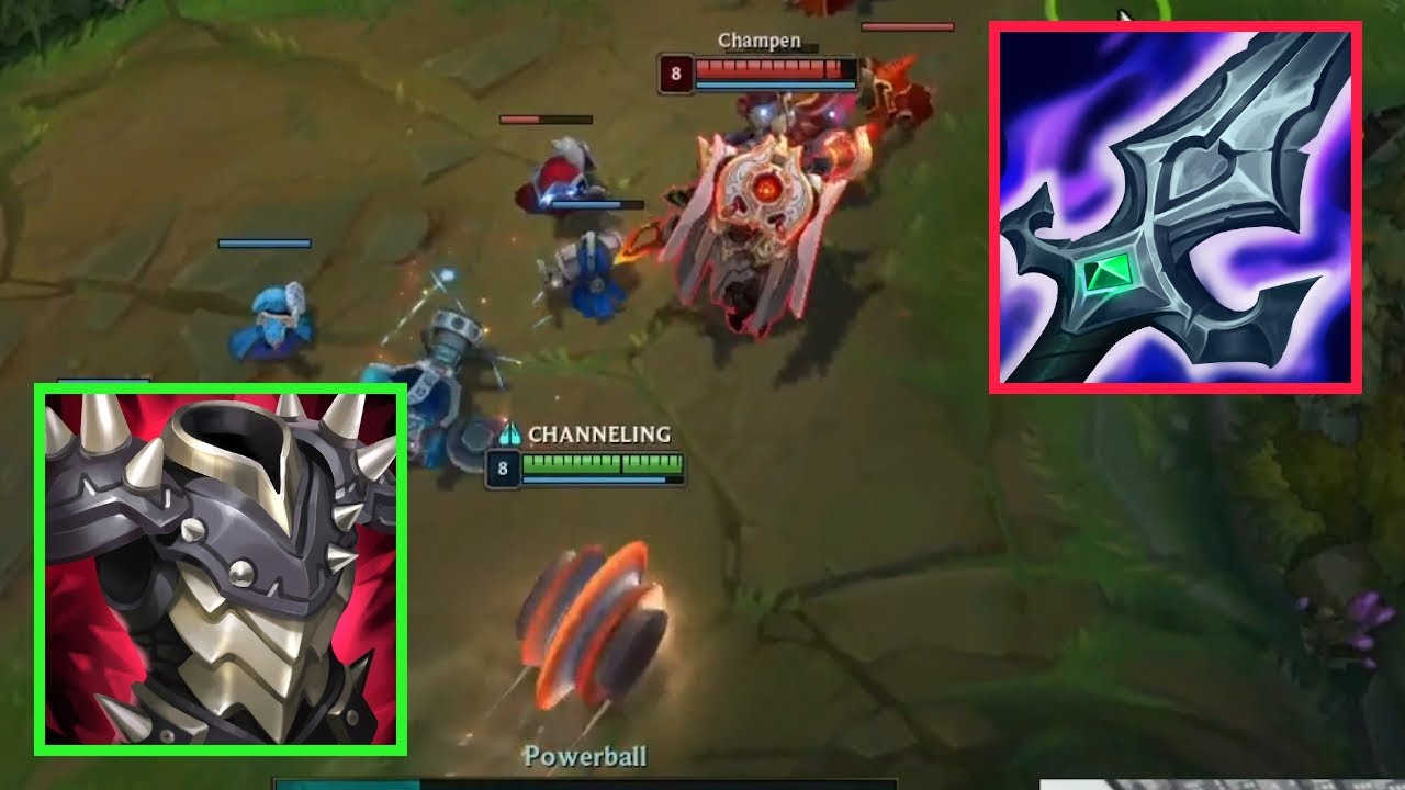 Rammus with Thornmail vs Jax with BORK