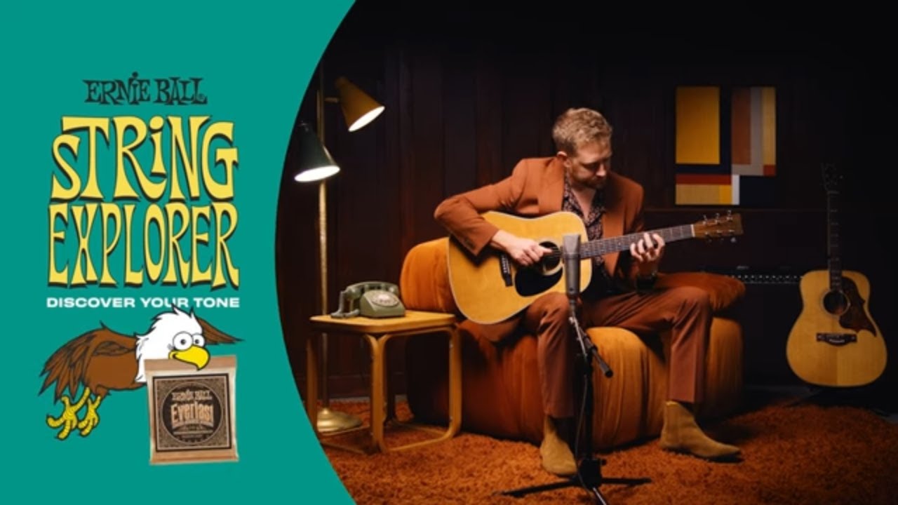 Ernie Ball String Explorer: Acoustic Everlast Coated Phosphor Bronze ...