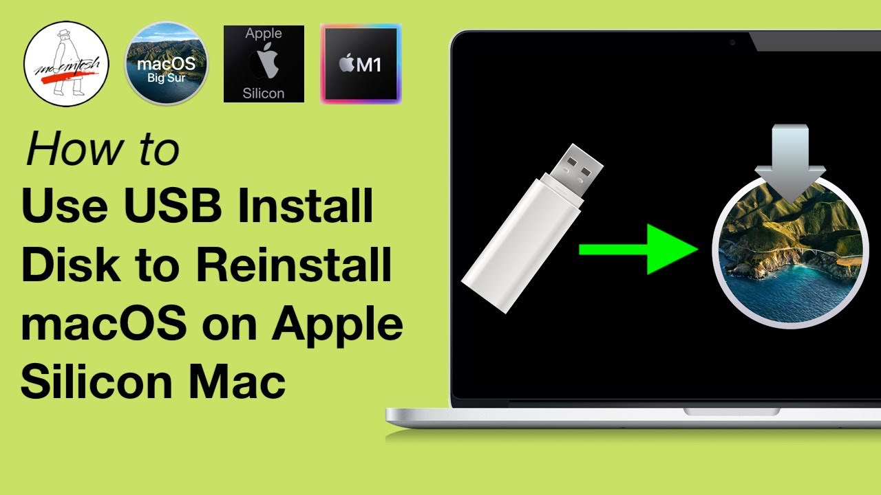 Fast Reinstall of macOS with Bootable USB Drive on Apple Silicon M18 Mac -  MacBook Pro & Air