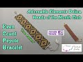 Even Count Peyote Bracelet | Adornable Elements Delica Beads of the Month Club #adornableelements
