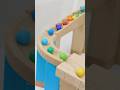 Marble Run Race ASMR,HABA Wooden Wave Slope, Marbles Sound #asmr #marblerun