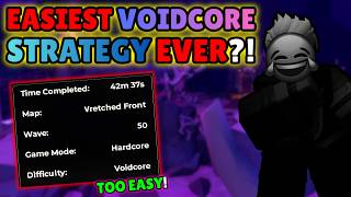 Voidcore is just TOO EASY now... | EASIEST Trio Strategy | Void Miners - Player 2 POV | TDS Roblox