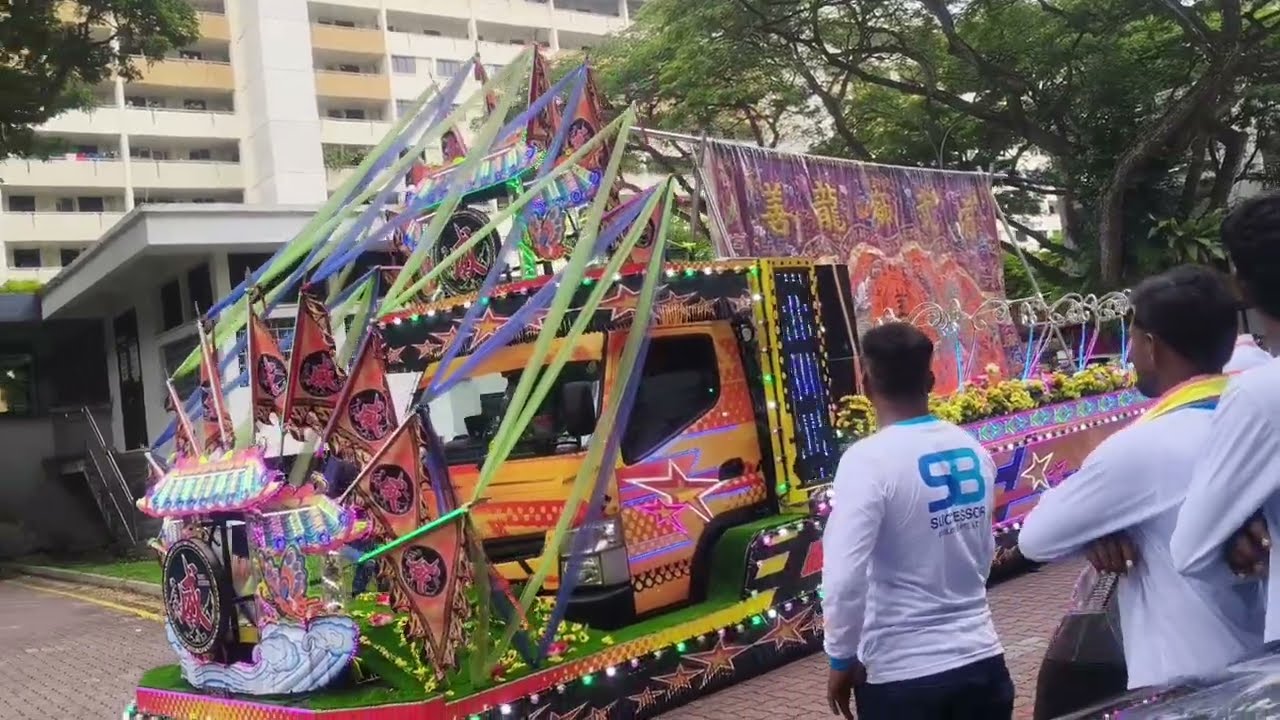 Singapore.( funeral of their boss's relative...)