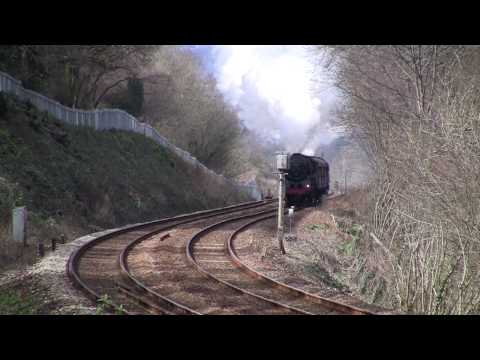 44871 and 70013 Oliver Cromwell on Hemerdon - 4th ...