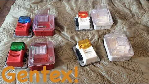 Showing & Testing my Gentex Weatherproof Mass Notification Alarms