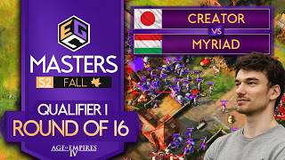 Creator vs. Myriad - $20,000 EGC Masters Fall - S2 - Qualifier 1 - Round of 16 screenshot 4