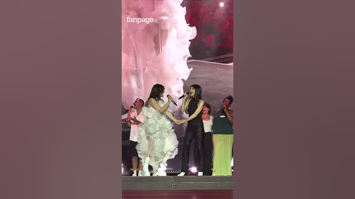 Elisa e Giorgia cantano insieme "La cura"