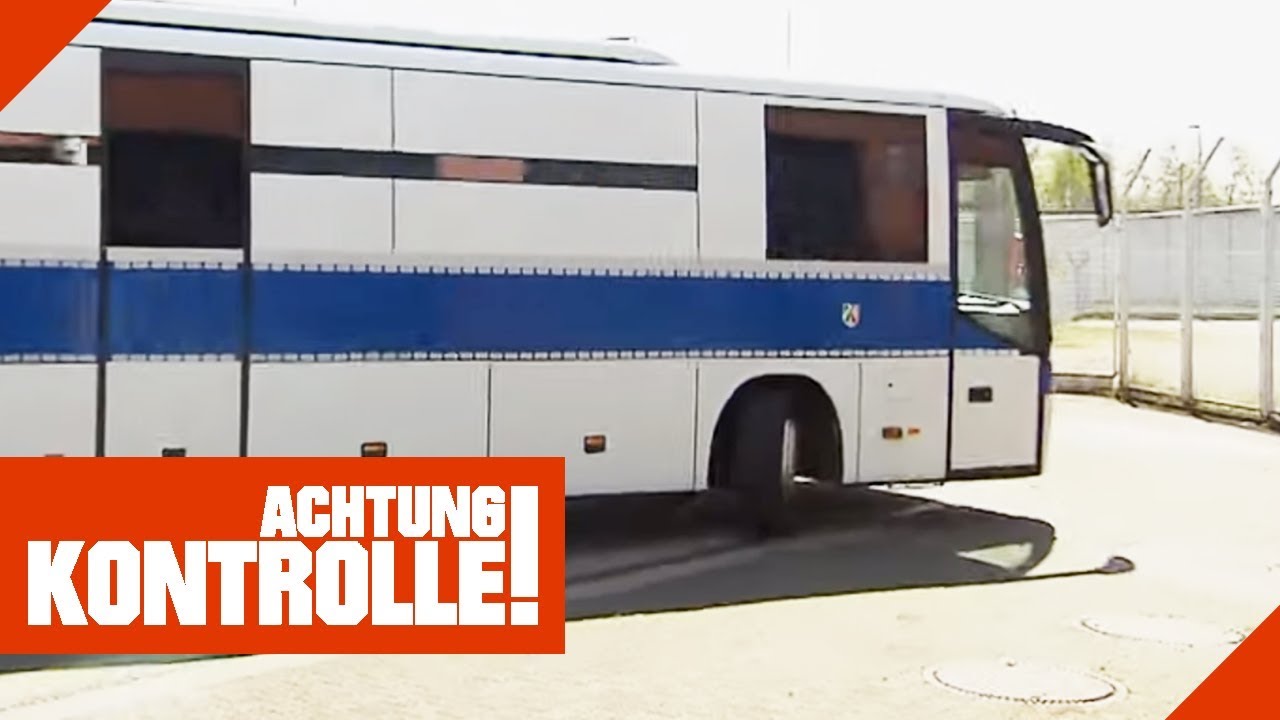 15 Knast-Insassen an Bord! Läuft der Gefangenentransport reibungslos? | Achtung Kontrolle